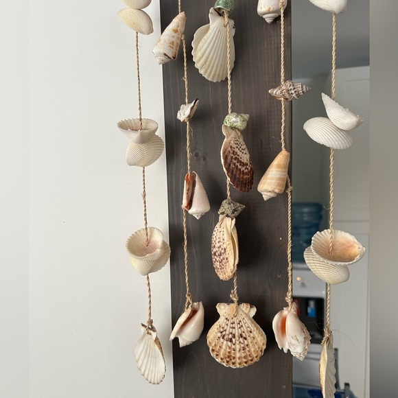 Handmade shell wind home for outdoors beach theme fish nautical style - Picture 5 of 5